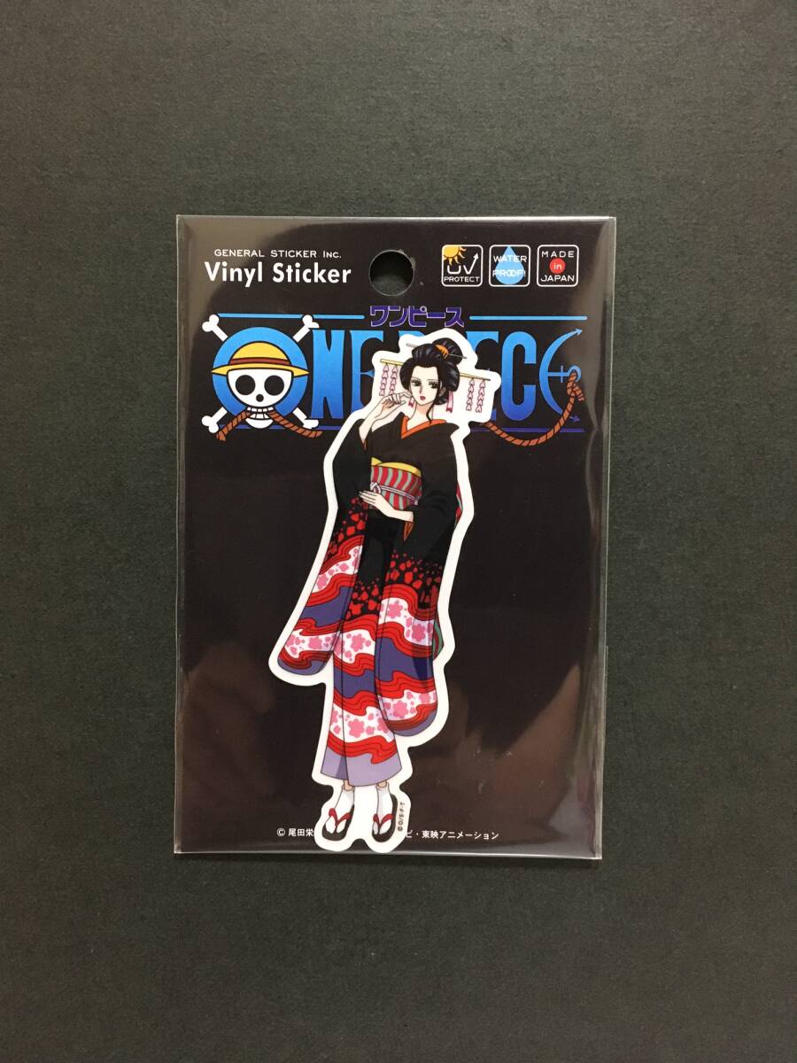 ONE PIECE/ワンピース 透明ステッカー☆彡 おロビ☆ ワノ国 耐光・耐水性 ステッカーシール 新品未開封品 ゼネラルステッカー拍卖