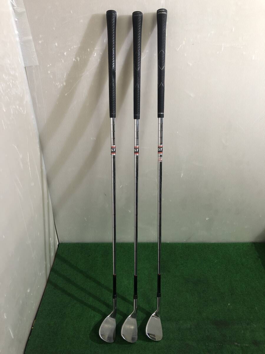 ☆中古品☆アダムス ゴルフ トム・ワトソン ADAMS GOLF Tom Watson 右用 GW/SW/LW ウエッジ 3本組〔5337〕※使用感あり拍卖