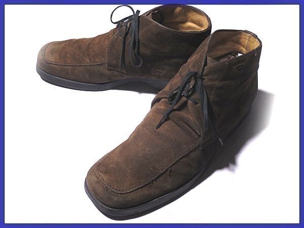 ダックス/DAKS★スエード本革♪チャッカブーツ【27.0EEE/暗茶/ブラウン】Vintage boots◆-A28拍卖