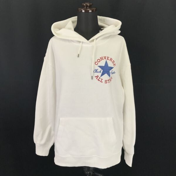 CONVERSE/コンバース★プルオーバー/パーカー【women’s size -M/白/white】Tops◆BH206拍卖