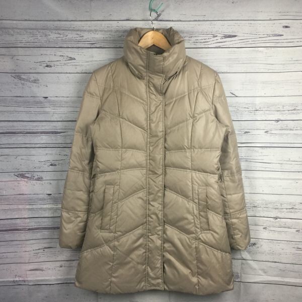 MARCHE★高比率90%ダウンコート【レディースM/ベージュ】/スナップボタン/レディース/マルシェ◆BA114-B拍卖
