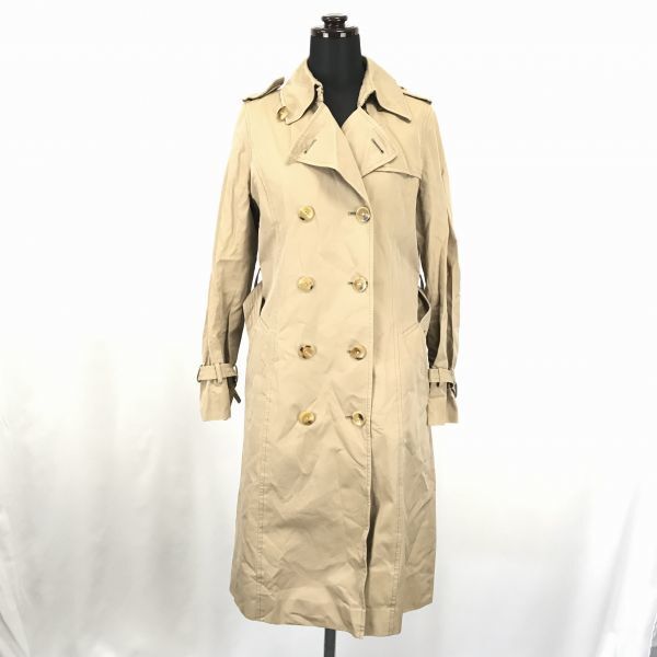 1円~★ユナイテッドアローズ★トレンチコート【36/レディースS/ベージュ】コットン/総裏地/アウター◆BG24拍卖