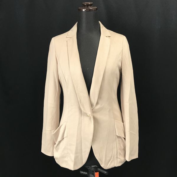 1円~★proportion BODY dressing★薄手/総裏地/ブレザー/ジャケット【2/レディースM/ベージュ/beige】Jackets◆BH285拍卖