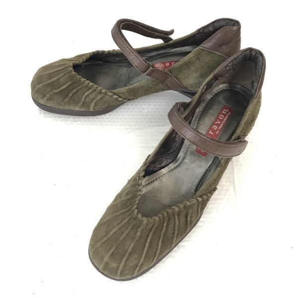 アラヴォン/aravon by New Balance/ニューバランス★ストラップパンプス【23/カーキ系/KHAKI】Shoes/pumps◆Q-212拍卖