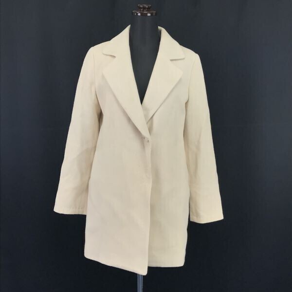 Made in Japan★LE SOUK★ウールチェスターコート【Women's size-S/36/Beige/ベージュ】Coats/Jackets/Jumpers◆BH103拍卖