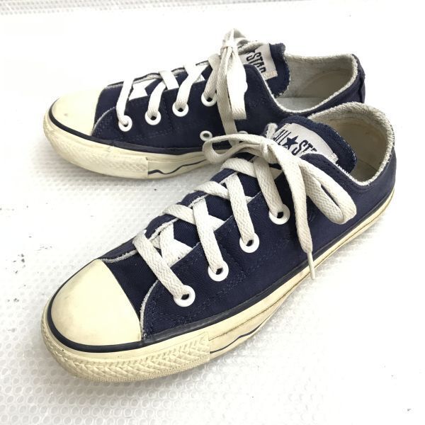 コンバース/CONVERSE★ALL STAR RIPPLE SLIP OX/オールスター/ローカットスニーカー【size:22.5/紺/navy】sneakers/Shoes/trainers◆F-073拍卖