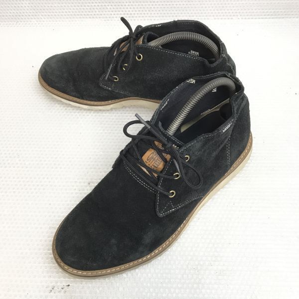 VANS/バンズ★チャッカブーツ【size:26.0/black/黒】ハイカットスニーカー/sneakers/Shoes/trainers◆D-087拍卖