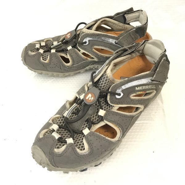 メレル/MERRELL★アウトドア/シューズサンダル【36/23.0/グレー/GRAY】Shoes/sandal◆Q-133拍卖