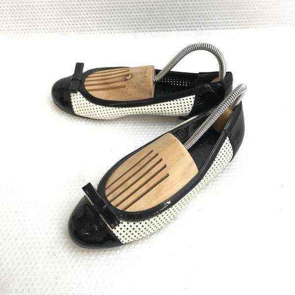 日本製★Diana/ダイアナ★パンプス【size:22.0/black×white/黒×白】メッシュ/pumps/Shoes/high heels◆H-095拍卖