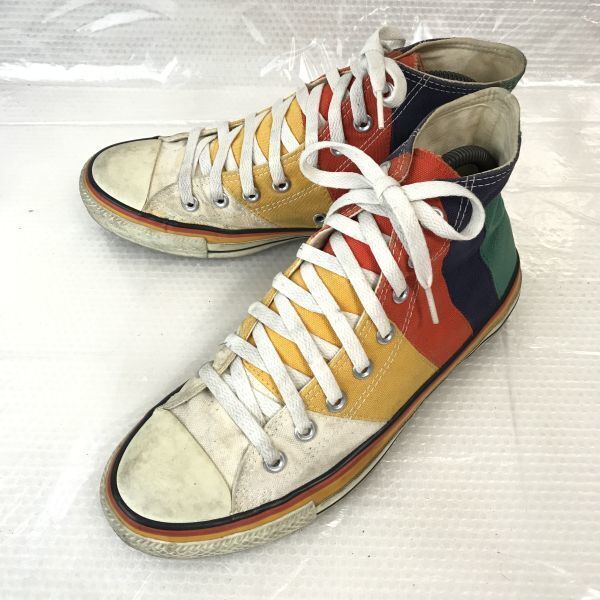 コンバースオールスター/CONVERSE ALLSTAR★ハイカットスニーカー【7.5/26.0/マルチカラー】sneakers/Shoes/trainers◆WB94-7拍卖