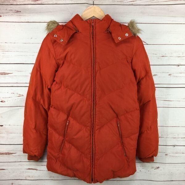 デスピナ★高比率70%ダウンジャケット【2/メンズM/オレンジ】肉厚/防寒着/フルジップ/袖リブ/ DESPINA◆J31-01拍卖