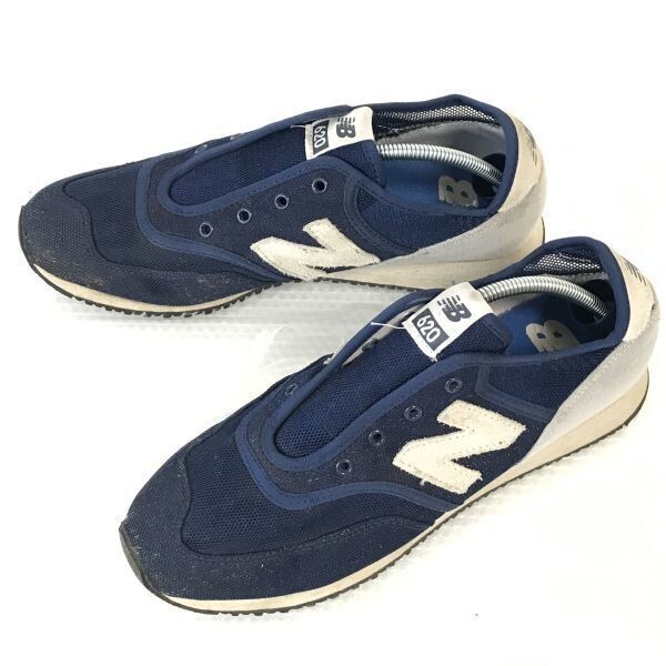 NEW BALANCE/ニューバランス 620★スリッポン/メッシュスニーカー【US6/UK5.5/24.0cm/紺/NAVY】sneakers/Shoes/trainers◆A-193拍卖