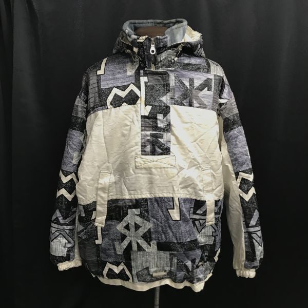 CERRUTI 1881 SPORT/チェルッティ1881スポーツ★ジャケット/スノボウェア【メンズL/白系】フード付き/Coat/Jacket/Jumper◆TBH820拍卖