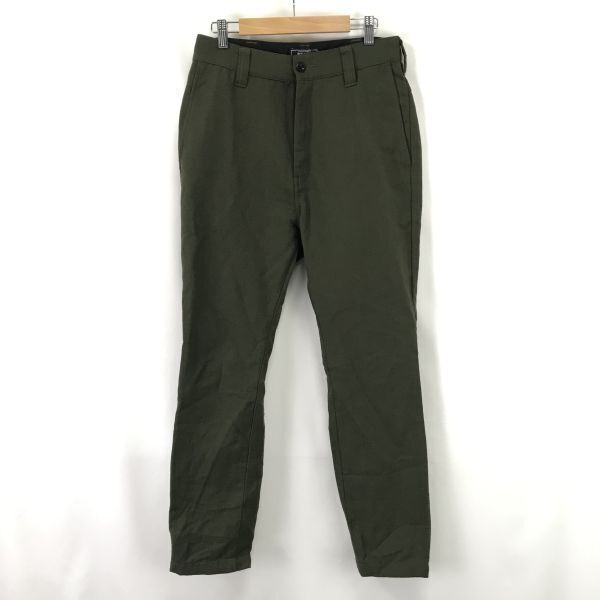 BEAMS/ビームス★スラックスパンツ【メンズS/股下71cm/khaki/オリーブグリーン】ウール/レーヨン/ズボン/Pants/Trouser◆TBH855拍卖