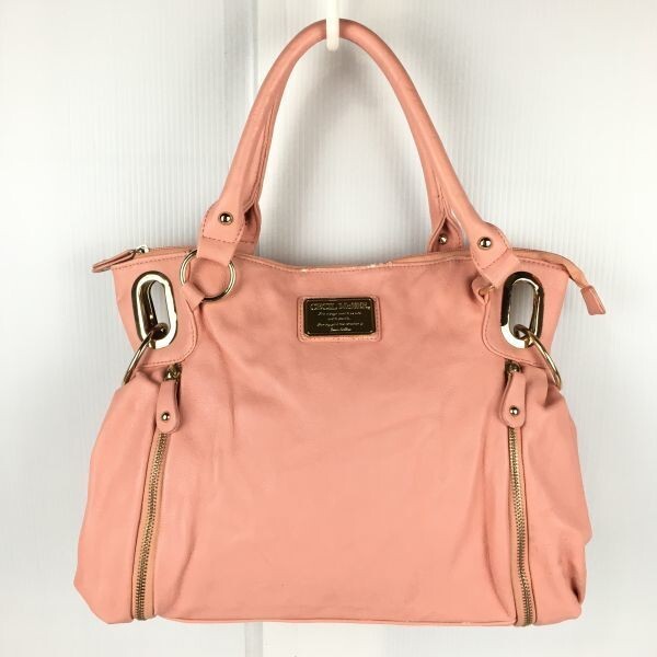 CECIL McBEE/セシルマクビー ハンドバッグ ピンク/桃色 内装のサイズアップジップ付き 管NO.B5-75拍卖
