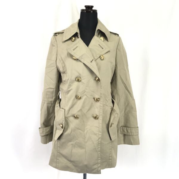 Le souk★スプリング/トレンチコート/金ボタン【Womens size -S/36/beige/ベージュ】Coats/Jackets/Jumpers◆BH198拍卖