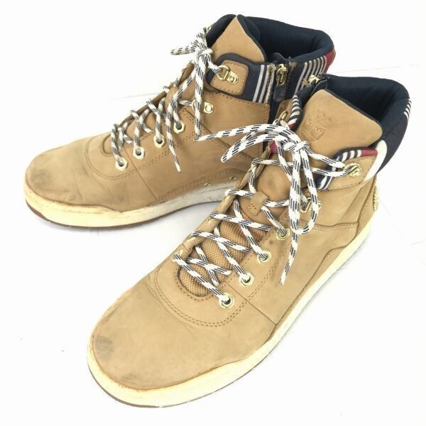 ティンバーランド★INSPIRED CLASSICS/本革/ヌバックレザー/サイドジップブーツ【27.5/キャメル】6565R◆WB62-8拍卖