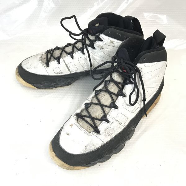 ナイキ/NIKE★エアジョーダン 9 レトロ/Air Jordan 9 Retro/ハイカットスニーカー【28.5/白×黒】302370 101/Shoes/trainers◆WB83-1拍卖
