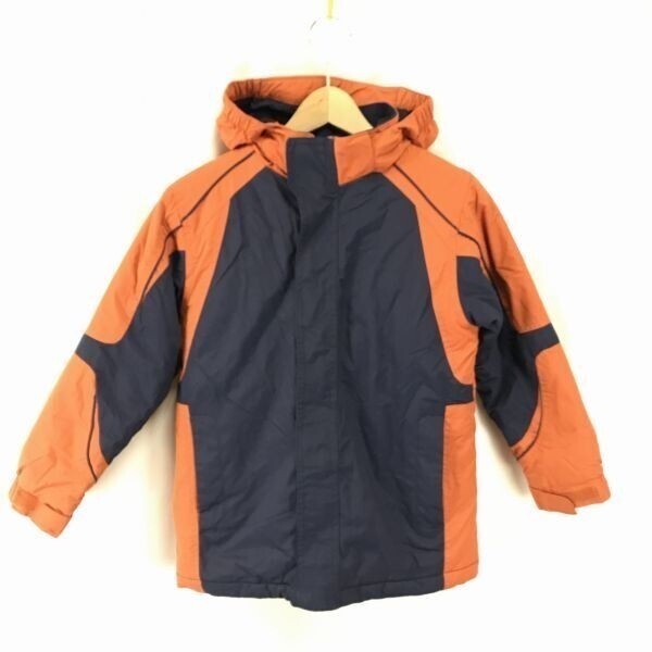 L.L.Bean/エルエルビーン★超防寒シンサレート中綿/ナイロンブルゾン【6X/7/120サイズ/紺×オレンジ】ジャンパー/コート/パーカー◆TBG151拍卖