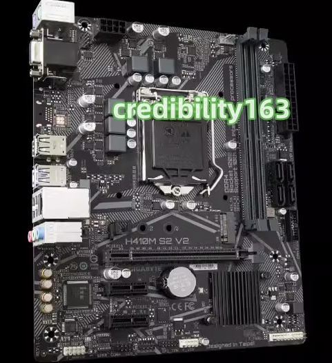 GIGABYTE H410M S2 V2 LGA 1200 Intel H470 DDR4 VGA M.2 USB 3.2 mATX Motherboard拍卖