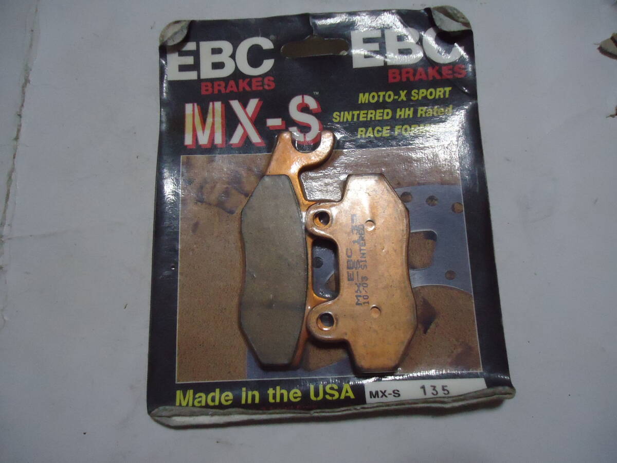 EBC シンタード ブレーキパッド MX-S135 KX125 KX250 KX500 DR250 DR350 RM125 RM250 RMX250 TTR230 WR250 WR500 YZ125 YZ250拍卖