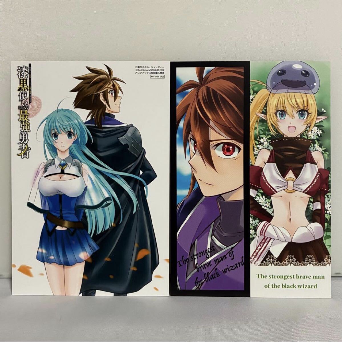 漆黒使いの最強勇者 購入特典 3点セット ポストカード、しおり拍卖