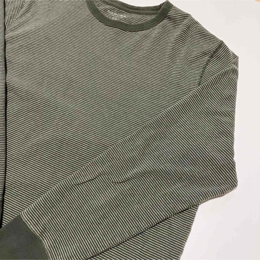 ボーダー柄ロンT XLサイズ メンズ レディース拍卖