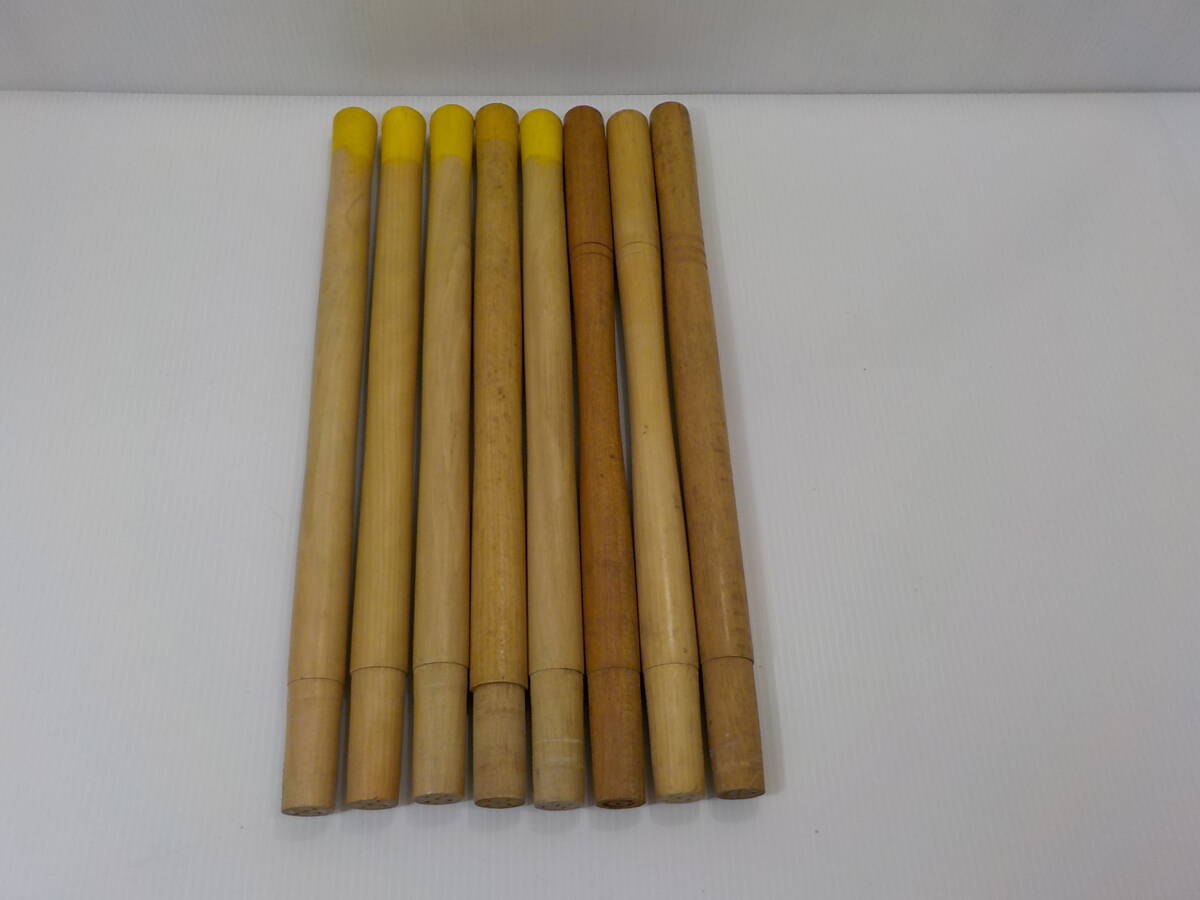 d211★左官クワの柄8個まとめて デットストック拍卖