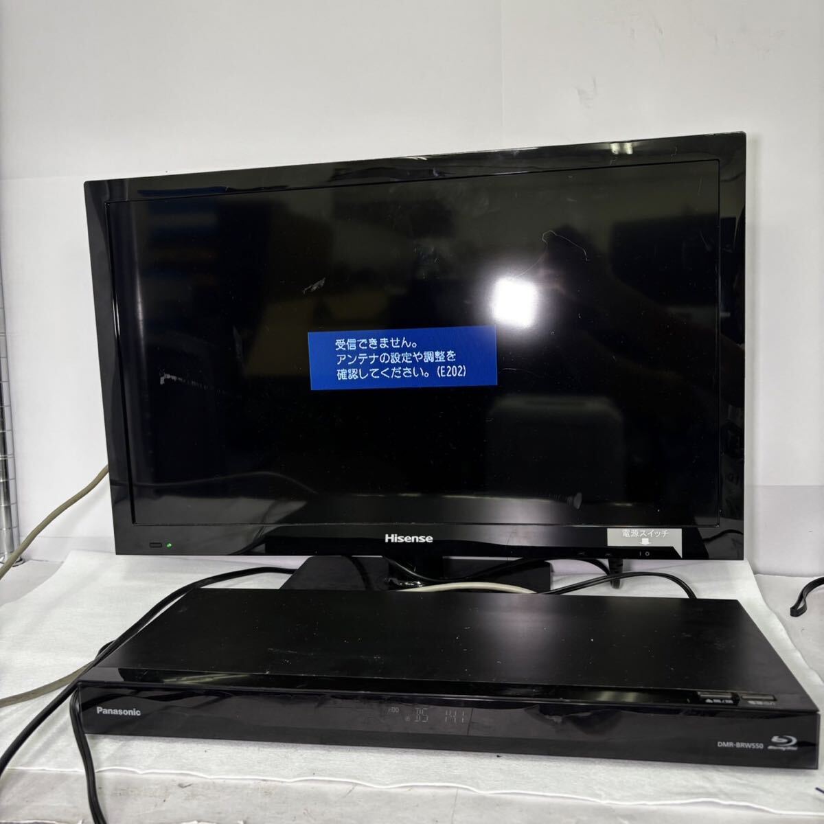 1000円スタート【中古】Panasonic パナソニックBlu-ray ブルーレイレコーダー DMR-BRW550 2019年製拍卖