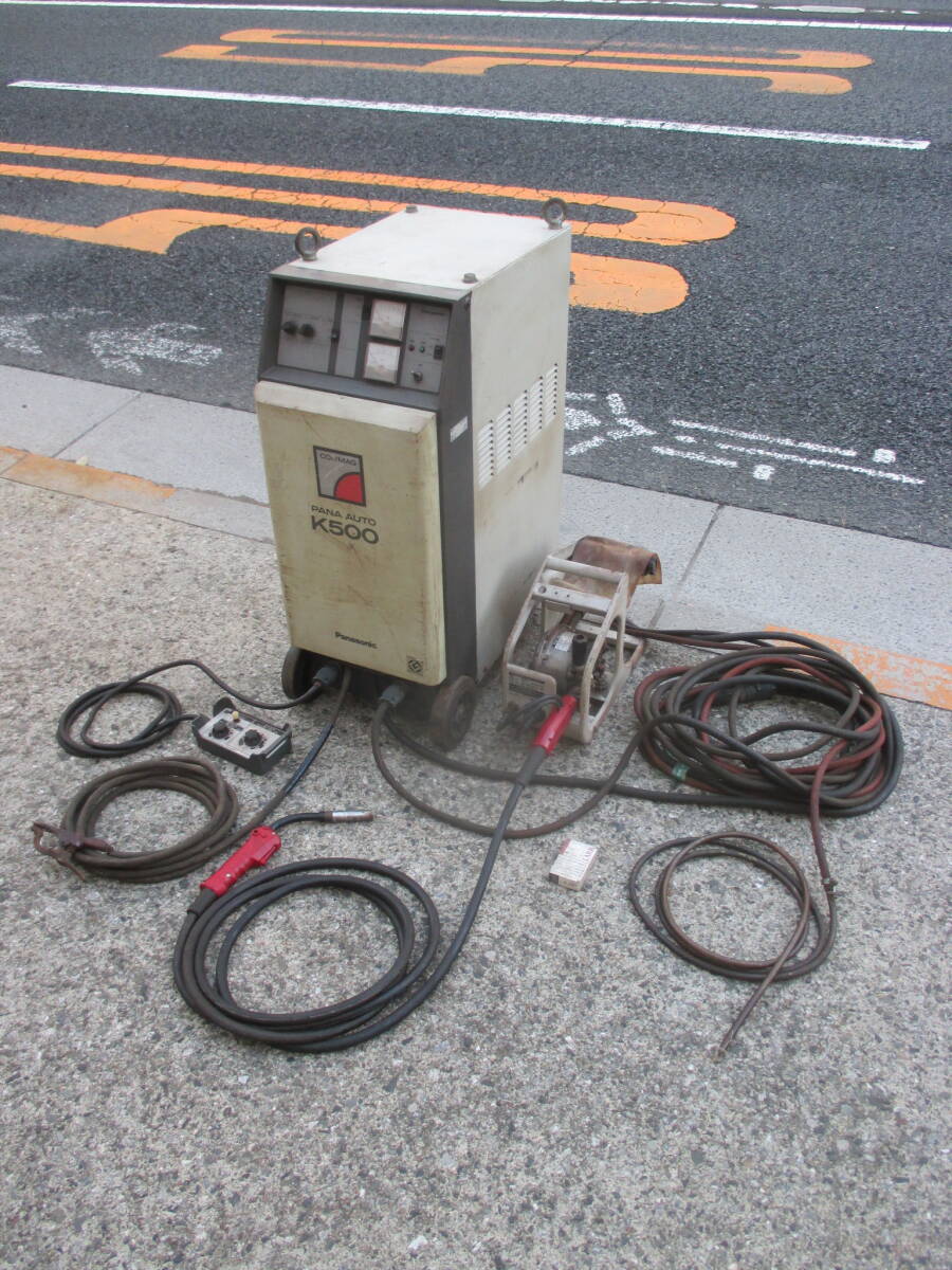 v404★パナソニック 半自動溶接機 パナオート K500 三相200V50hz拍卖