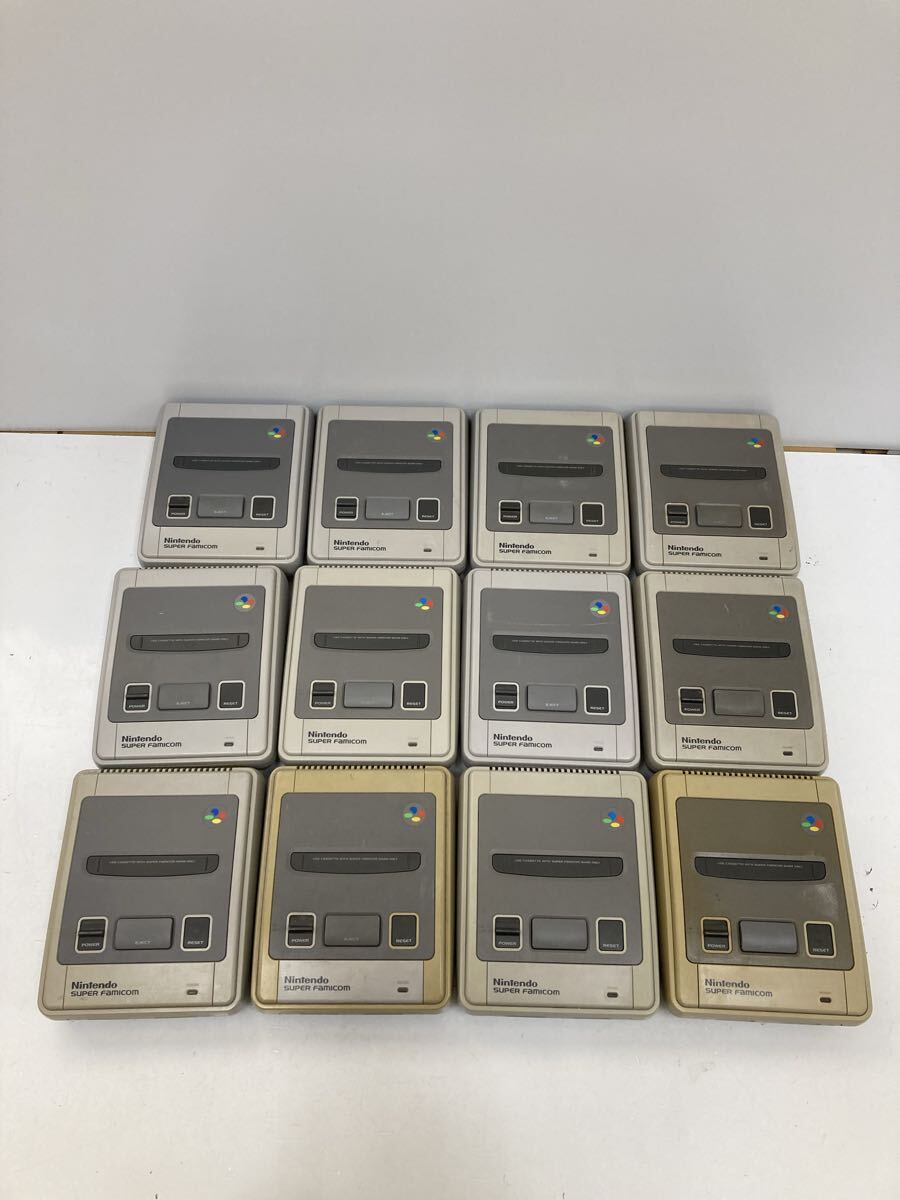 ニンテンドー スーパーファミコン 後期型 本体 まとめ 動作未確認 ジャンク扱い 1030-411拍卖