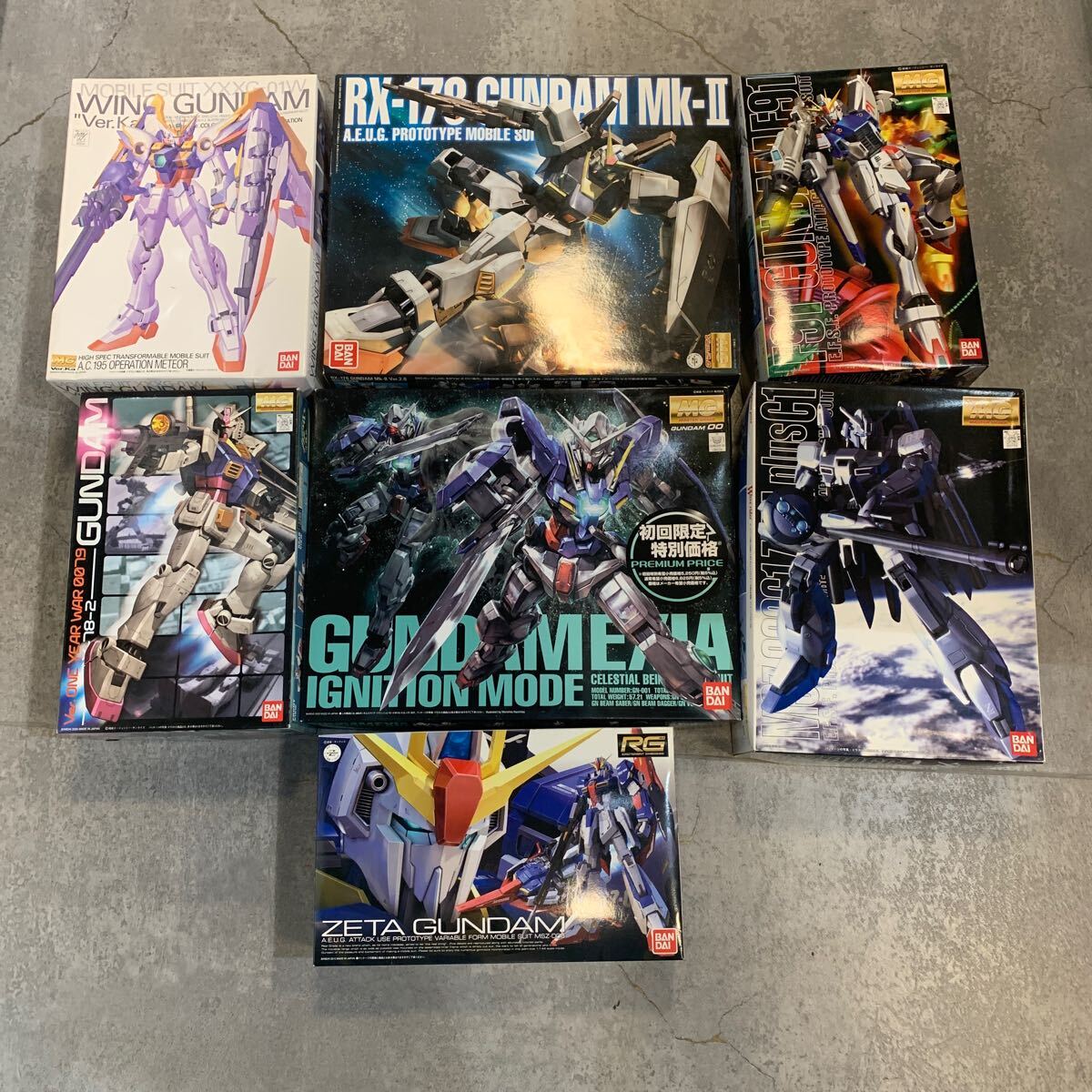 【S.T154】新品未開封 ガンプラ 7セット まとめ売り 未組立 BANDAI プラモデル ガンダム拍卖