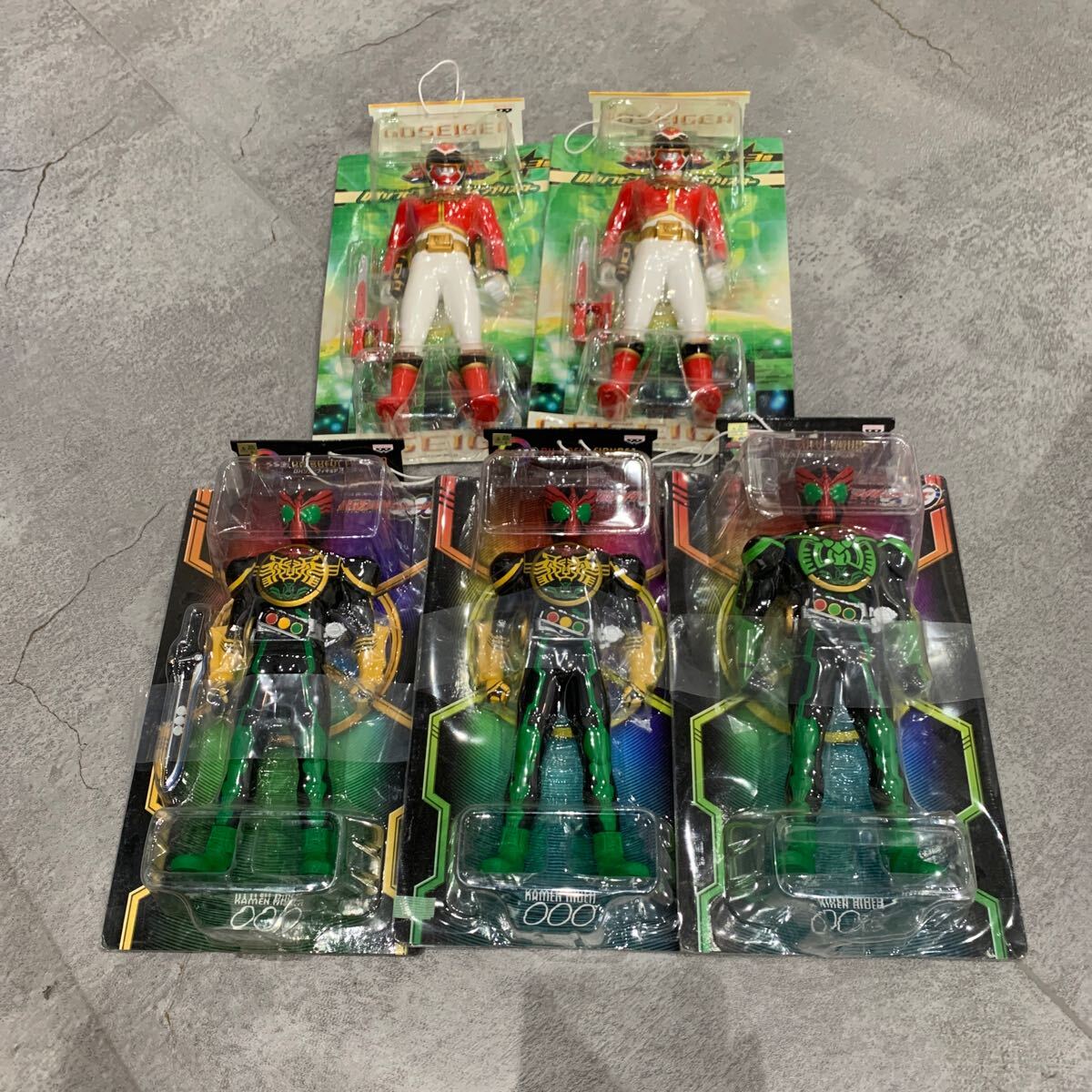 【S.T174】新品未開封 仮面ライダーオーズ 天装戦隊ゴセイジャー 5体セット まとめ売り フィギュア拍卖
