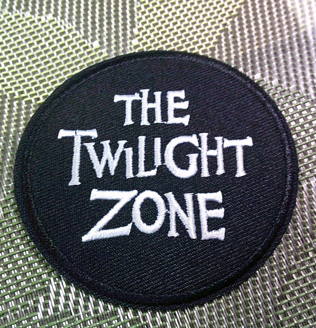 《黒円TTZ》激渋◆『The Twilight Zoneトワイライト.ゾーン』刺繍 ワッペン 『ミステリー.ゾーン』 映画アメリカ◆ロック■二輪車 バイク拍卖