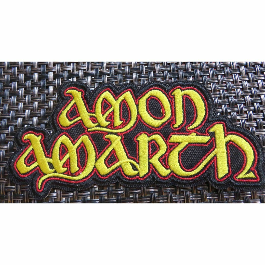 黄黒AA英語◆新品 アモン・アマース Amon Amarth スウェーデン メロディックデスメタル・バンド 刺繍ワッペン激渋◆音楽 MUSIC■衣服DIY■拍卖
