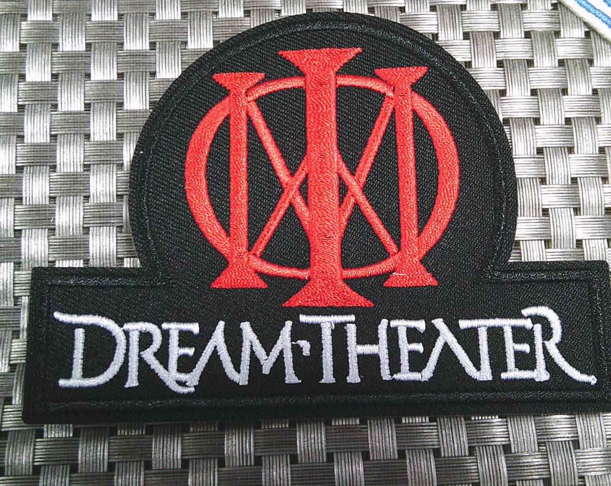 《黒赤DT音楽》音魂ドリーム・シアター Dream Theaterアメリカ プログレッシブ・メタルバンド 刺繍ワッペン(パッチ)■MUSIC ミュージック拍卖