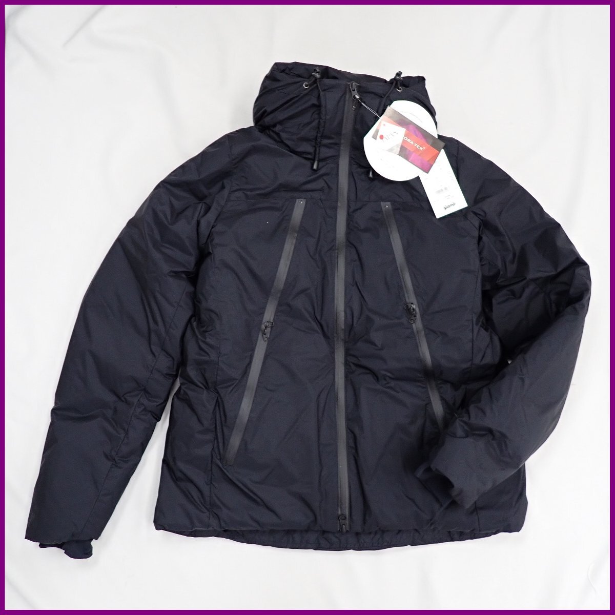 ★未使用 glamb/グラム × NANGA/ナンガ セルシウスダウンジャケット メンズM/ブラック/ナイロン/タグ付き/アウター&1240200406拍卖