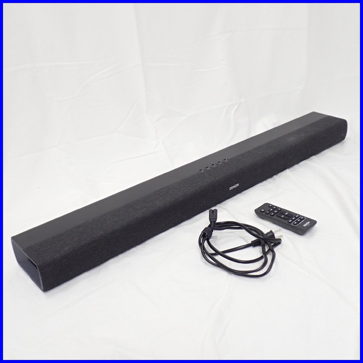 ★DENON/デノン サウンドバー DHT-S218/24年製/リモコン・電源ケーブル付き/デュアルサブウーファー内蔵/ドルビーアトモス対応&2153500009拍卖