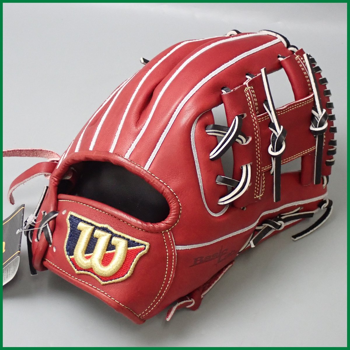 ☆1円 未使用 ウイルソン ベーシックラボ デュアル 軟式用 野球グローブ 11.5インチ/WBW103007/内野手用/ブリック/グラブ&2058800025拍卖