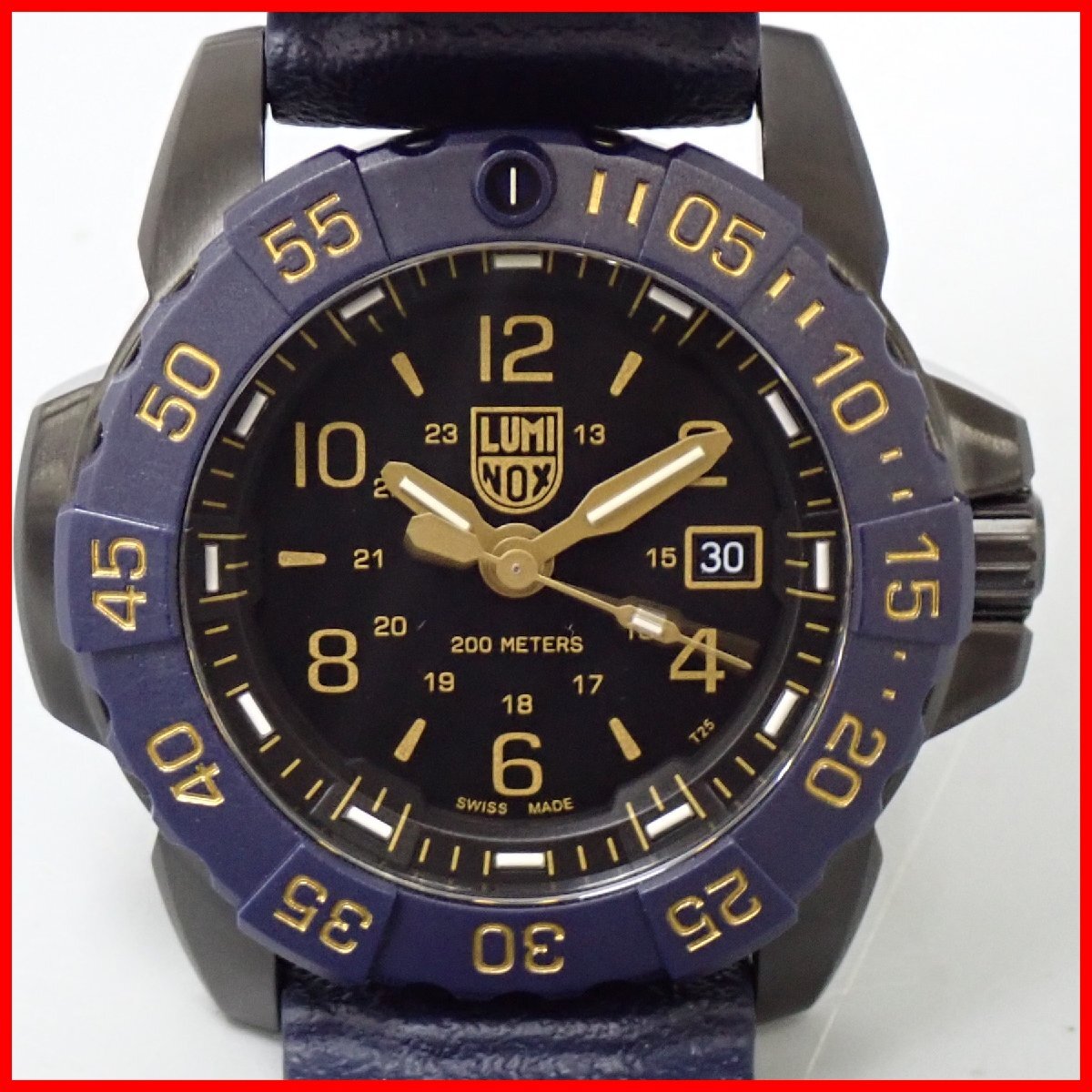 ★1円 未使用 LUMINOX/ルミノックス NAVY SEAL FOUNDATION/ネイビーシールズ ファウンデーション 3255.CB.NSF/付属品あり&0010200403拍卖