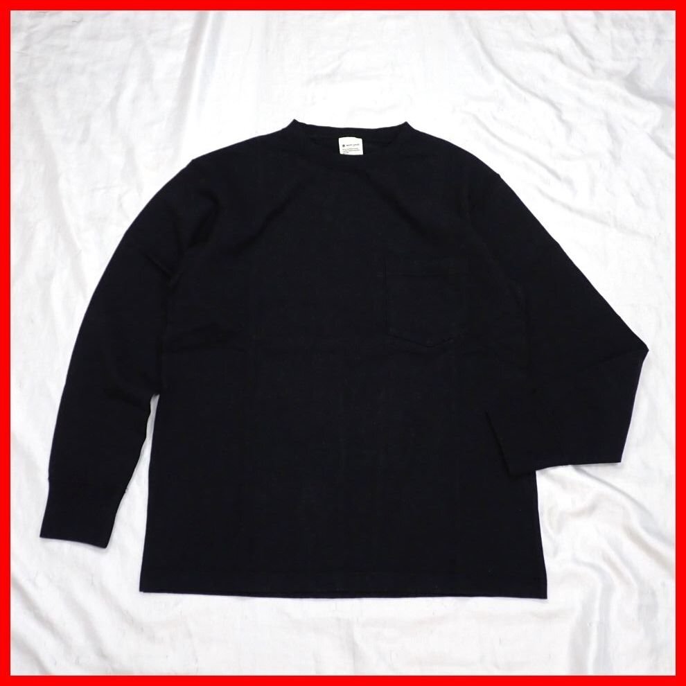 ★未使用 Snow Peak/スノーピーク リサイクルコットン ヘビー 長袖Tシャツ メンズM/ブラック/クルーネック/ロンT&0139000316拍卖