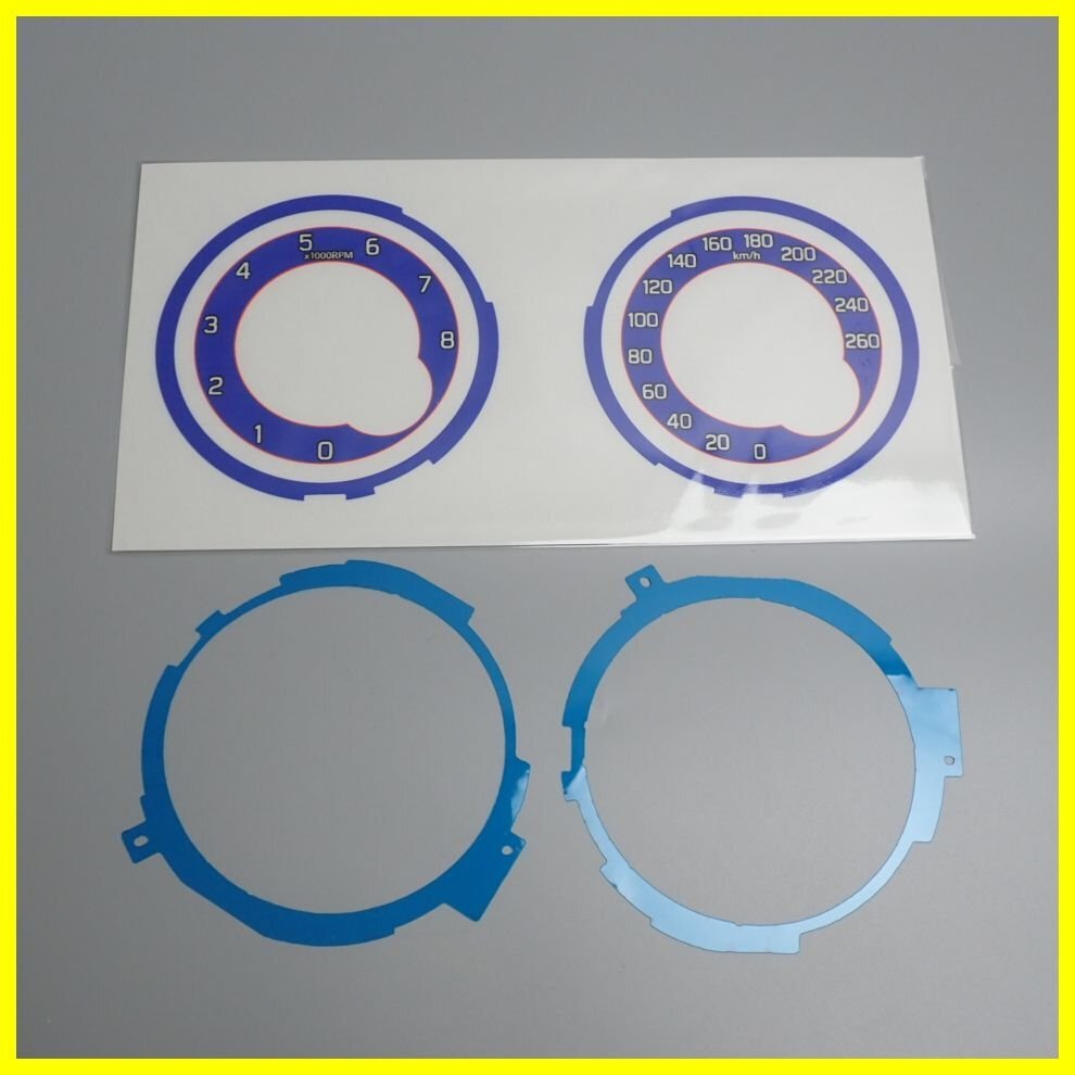 □未使用 スズキ スイフトスポーツ ZC33S用 メーターパネル デザインセット ブルー/メータ文字盤/色変更/DIY/カスタマイズ&2105300096拍卖