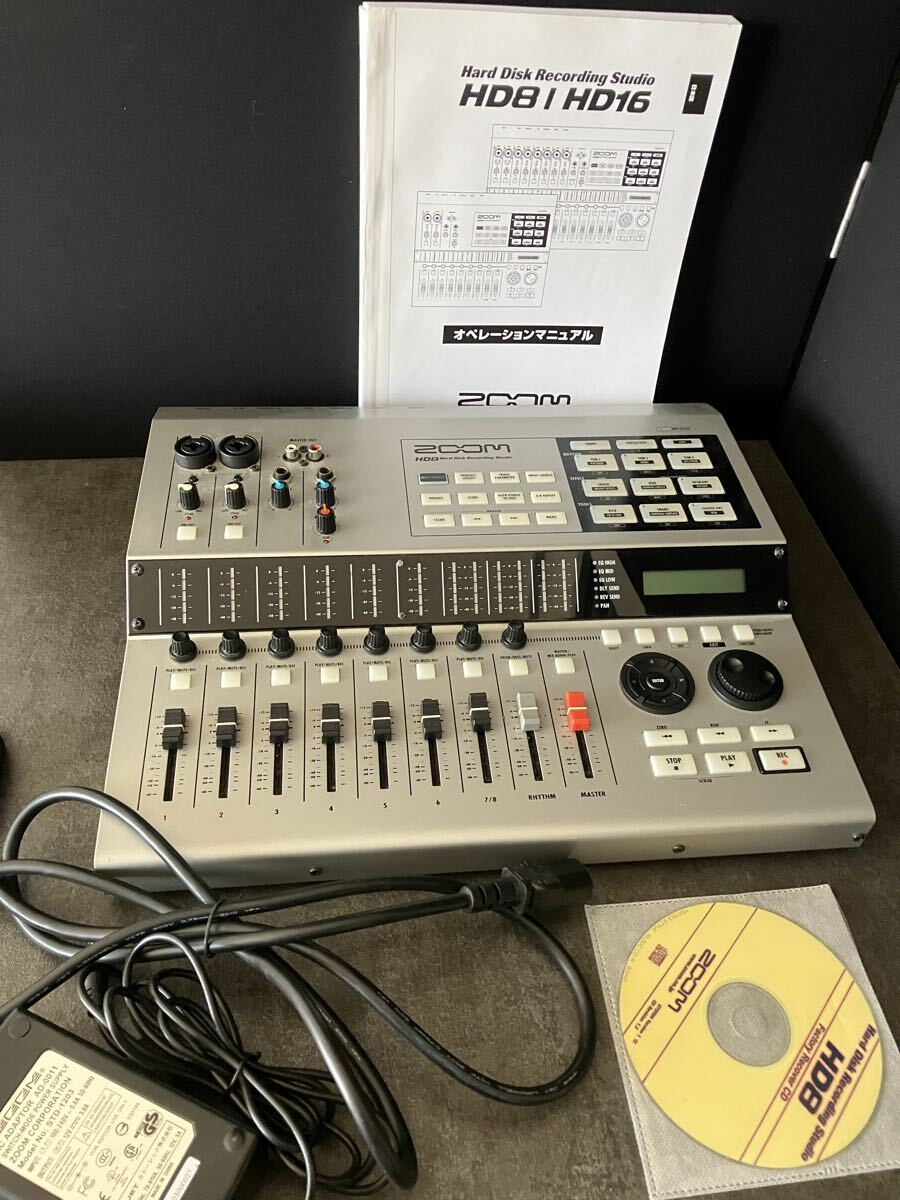 1円〜 ZOOM HD8CD MTR マルチトラックレコーダー ズーム 動作確認済み レコーディング拍卖