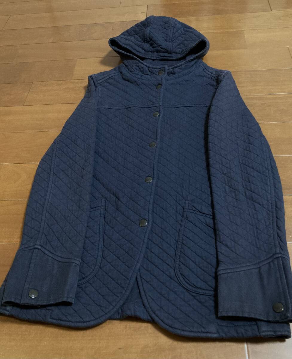 【送料込み】ARMEN ネイビー キルティングジャケット M程度拍卖