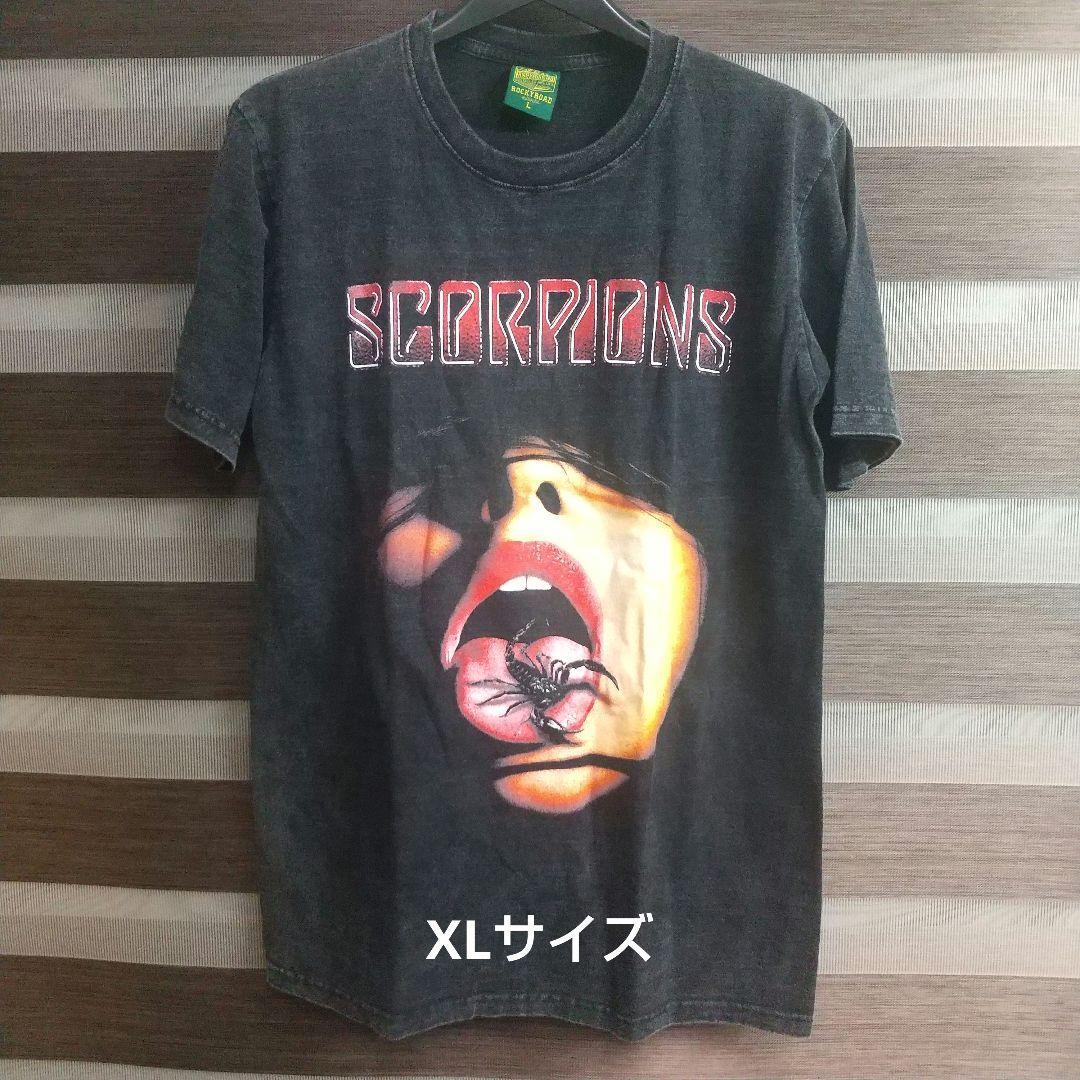 スコーピオンズ ロック 半袖 Tシャツ トップス XL ヘヴィメタル ヴィンテージ バンドT Tシャツ HR/HMバンド 拍卖