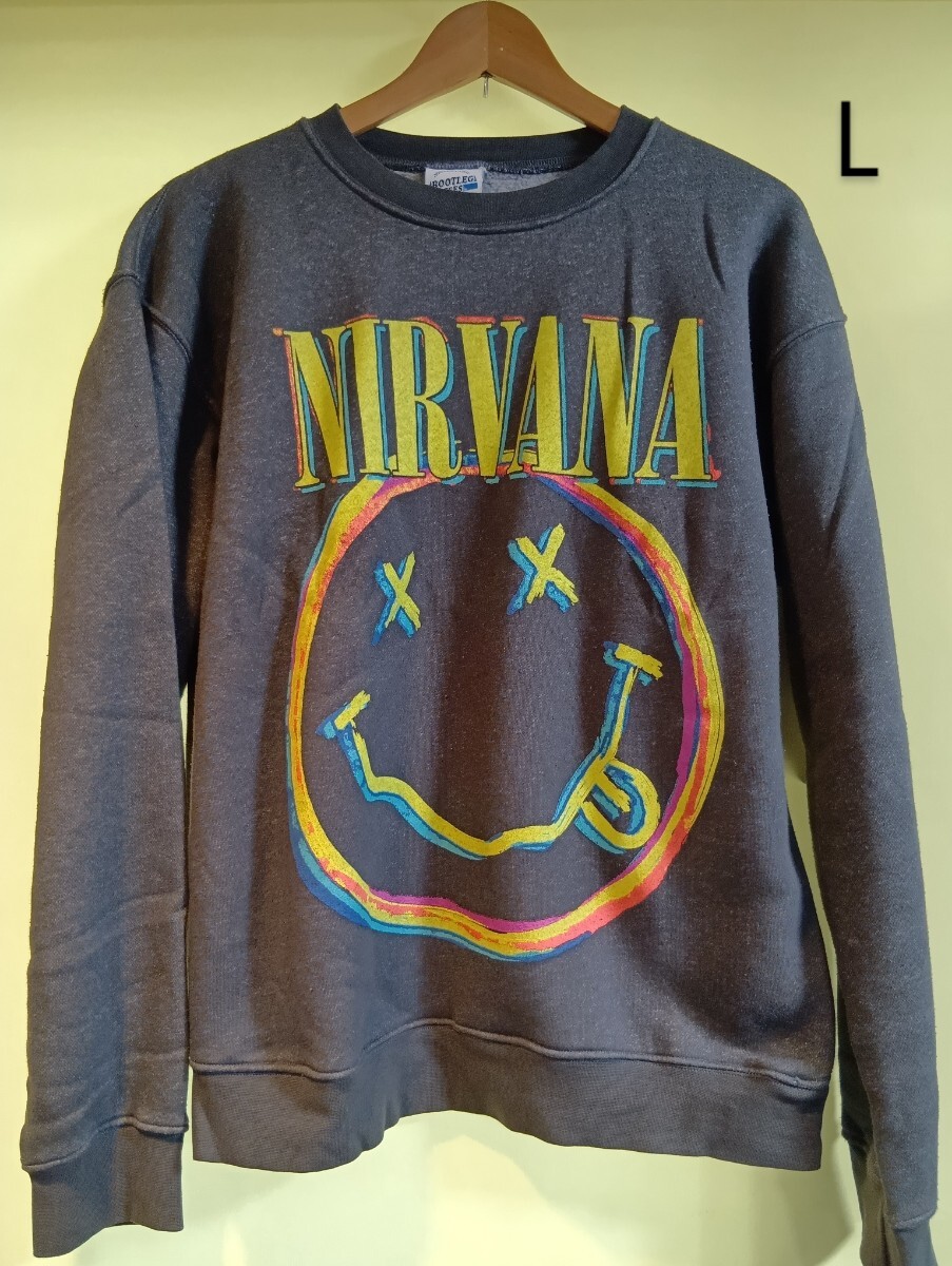 ニルヴァーナ トレーナー スウェット USA カートコバーン ヴィンテージ バンド ロック 殿堂 人気 ビンテージ カートコバーン拍卖