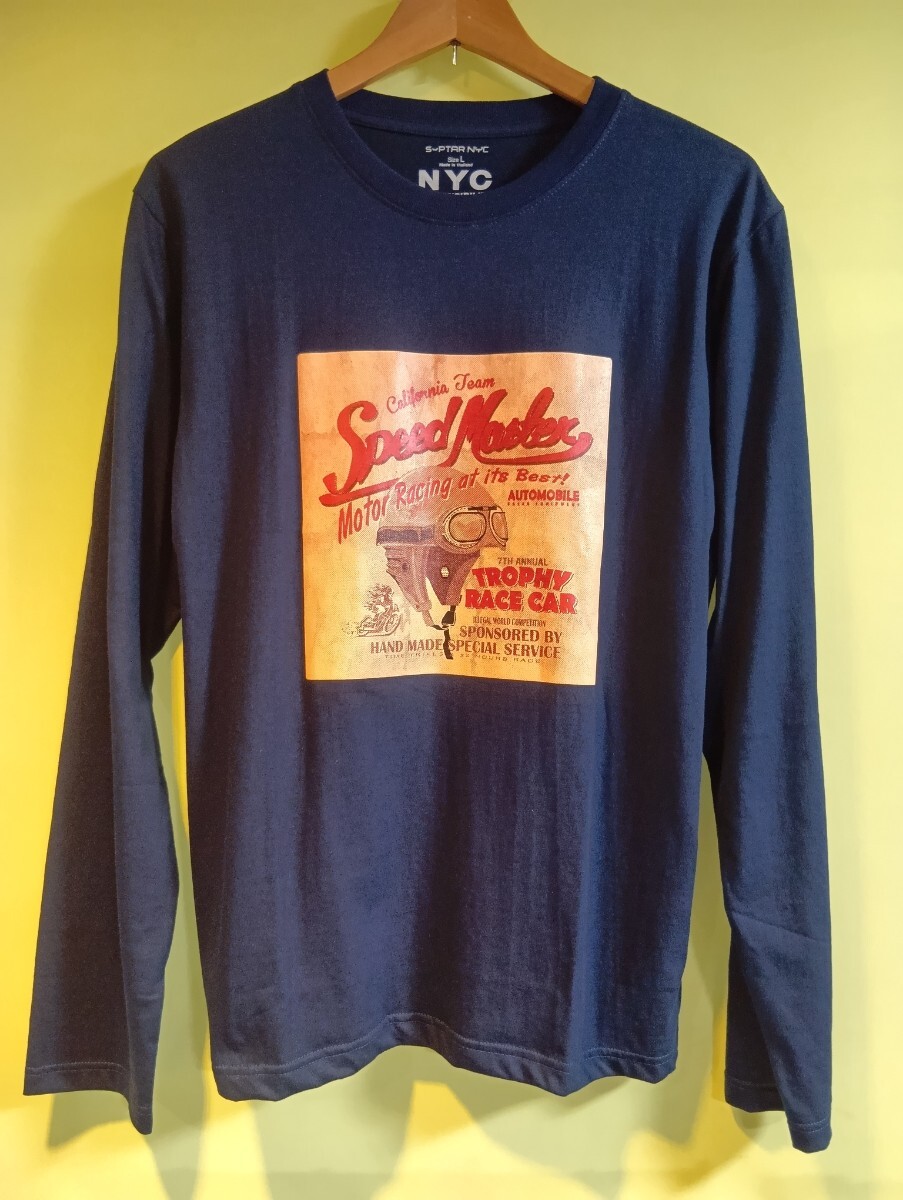 モーターサイクル アメリカン クラシック アンティーク レトロ デザインTシャツ 長袖Tシャツ ロンT バイク オートバイ拍卖