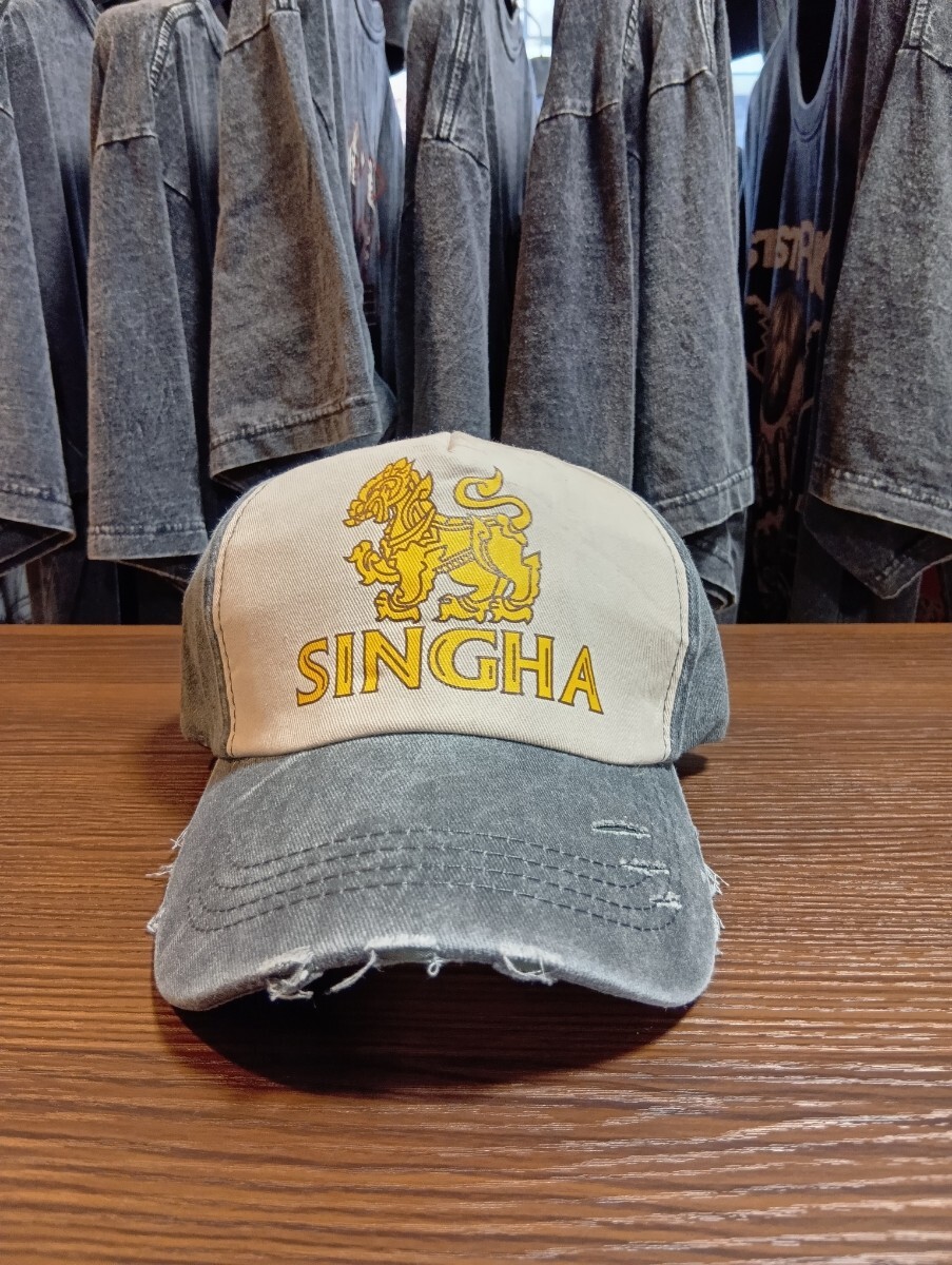 即決 新品 送料無料 シンハービール タイランド ビール クラシック レトロ アンティーク ダメージウオッシュ 拍卖