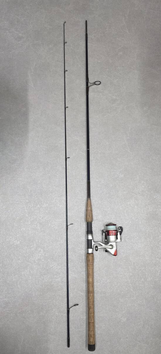 E-971 【同梱不可】980円~ 現状品 釣竿 ウエダ SALTY PLUGGER SP962-Ti リール付き comet spin 釣具 ロッド フィッシング 釣り拍卖