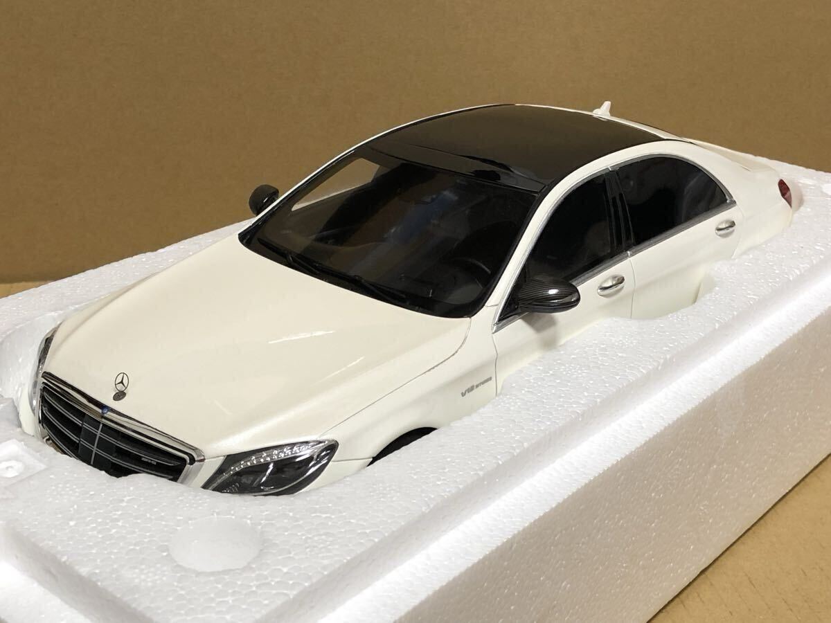 GTスピリット 1/18 メルセデスベンツ S65 AMG ホワイト ディーラー特注品 GT Spirit S65 AMG W222拍卖